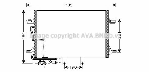 AVA MS5307 Радиатор кондиционера (Конденсатор) MS5307: Отличная цена - Купить в Польше на 2407.PL!