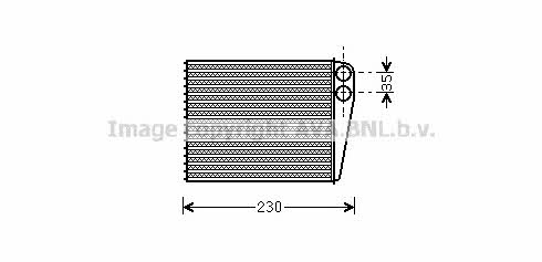 AVA MS6465 Heat exchanger, interior heating MS6465: Buy near me at 2407.PL in Poland at an Affordable price!