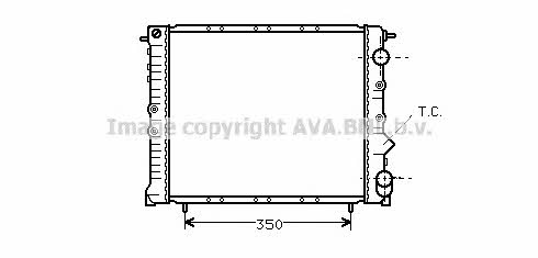 AVA RT2054 Radiator, engine cooling RT2054: Buy near me in Poland at 2407.PL - Good price!