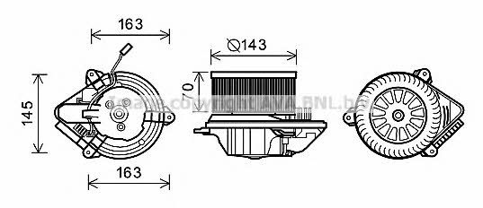 AVA CN7503 Silnik elektryczny wentylacji wewnętrznej CN7503: Dobra cena w Polsce na 2407.PL - Kup Teraz!