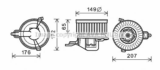 AVA CN7511 Silnik elektryczny wentylacji wewnętrznej CN7511: Dobra cena w Polsce na 2407.PL - Kup Teraz!