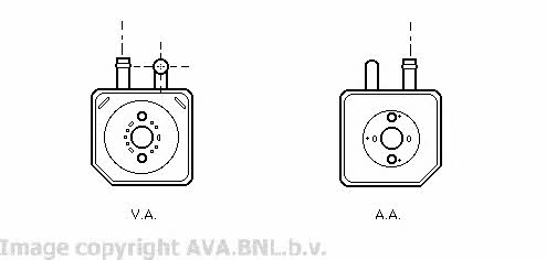 AVA VW3082 Oil cooler VW3082: Buy near me in Poland at 2407.PL - Good price!