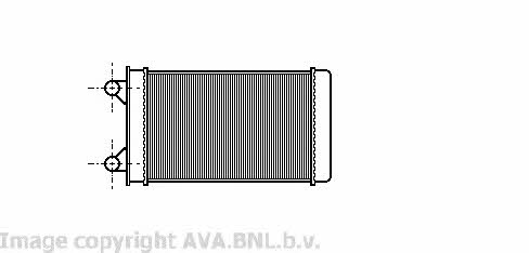 AVA VW6117 Радиатор отопителя салона VW6117: Отличная цена - Купить в Польше на 2407.PL!