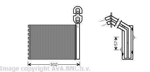 AVA VW6202 Heat exchanger, interior heating VW6202: Buy near me in Poland at 2407.PL - Good price!