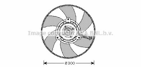 AVA VW7517 Вентилятор радіатора охолодження VW7517: Приваблива ціна - Купити у Польщі на 2407.PL!