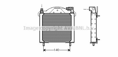 AVA RT3147 Oil cooler RT3147: Buy near me in Poland at 2407.PL - Good price!