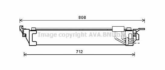 AVA RT3568 Oil cooler RT3568: Buy near me in Poland at 2407.PL - Good price!