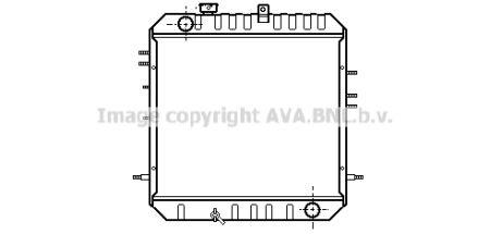 AVA MT2074 Radiator, engine cooling MT2074: Buy near me in Poland at 2407.PL - Good price!