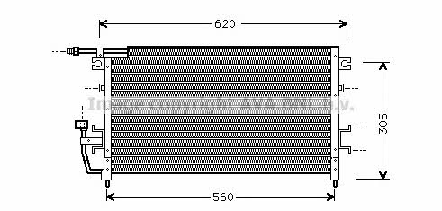 AVA MT5096 Радіатор кондиціонера (Конденсатор) MT5096: Купити у Польщі - Добра ціна на 2407.PL!