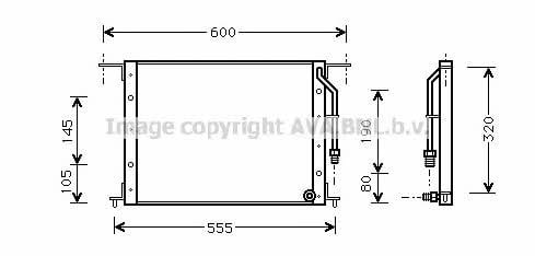 AVA MT5120 Радиатор кондиционера (Конденсатор) MT5120: Купить в Польше - Отличная цена на 2407.PL!