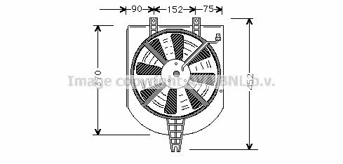 AVA MT7501 Hub, engine cooling fan wheel MT7501: Buy near me in Poland at 2407.PL - Good price!