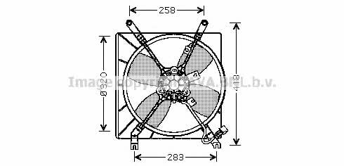 AVA MT7510 Hub, engine cooling fan wheel MT7510: Buy near me in Poland at 2407.PL - Good price!