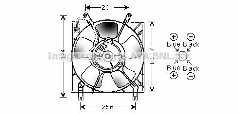 AVA MT7515 Hub, engine cooling fan wheel MT7515: Buy near me in Poland at 2407.PL - Good price!