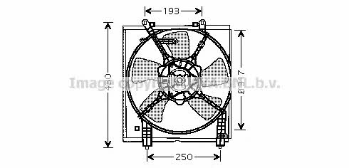 AVA MT7517 Hub, engine cooling fan wheel MT7517: Buy near me in Poland at 2407.PL - Good price!