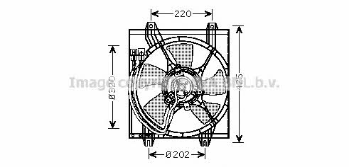 AVA MT7527 Hub, engine cooling fan wheel MT7527: Buy near me in Poland at 2407.PL - Good price!
