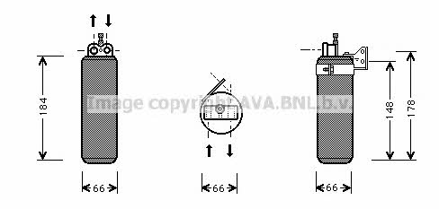 AVA RTD019 Осушувач кондиціонера RTD019: Приваблива ціна - Купити у Польщі на 2407.PL!