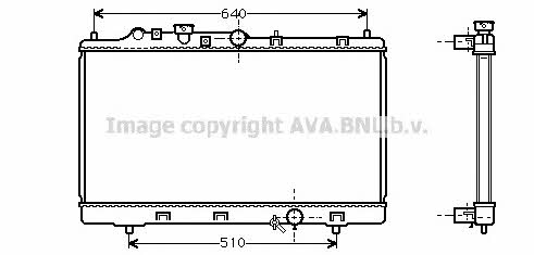 AVA MZ2153 Радиатор охлаждения двигателя MZ2153: Отличная цена - Купить в Польше на 2407.PL!