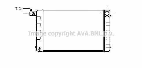 AVA SB2004 Радиатор охлаждения двигателя SB2004: Отличная цена - Купить в Польше на 2407.PL!