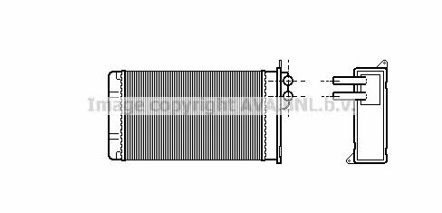 AVA ST6025 Heat exchanger, interior heating ST6025: Buy near me in Poland at 2407.PL - Good price!