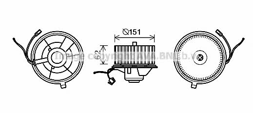 AVA ST8505 Motor der Kabinenbelüftung ST8505: Kaufen Sie zu einem guten Preis in Polen bei 2407.PL!