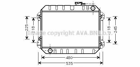 AVA TO2009 Radiator, engine cooling TO2009: Buy near me at 2407.PL in Poland at an Affordable price!