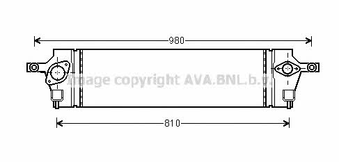 AVA DN4350 Intercooler, charger DN4350: Buy near me in Poland at 2407.PL - Good price!