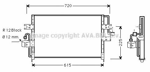 AVA DN5165 Cooler Module DN5165: Buy near me in Poland at 2407.PL - Good price!