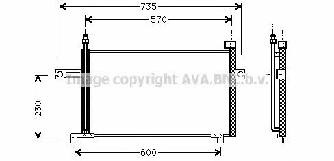 AVA DN5194 Cooler Module DN5194: Buy near me in Poland at 2407.PL - Good price!