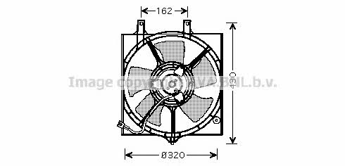 AVA DN7522 Hub, engine cooling fan wheel DN7522: Buy near me in Poland at 2407.PL - Good price!