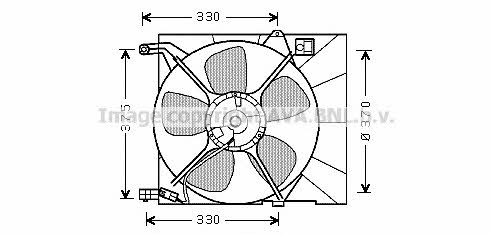 AVA DW7516 Fan, radiator DW7516: Buy near me at 2407.PL in Poland at an Affordable price!