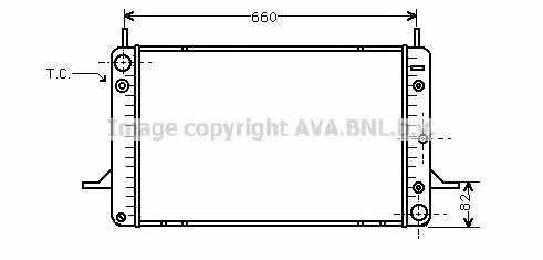 AVA FD2069 Радиатор охлаждения двигателя FD2069: Отличная цена - Купить в Польше на 2407.PL!