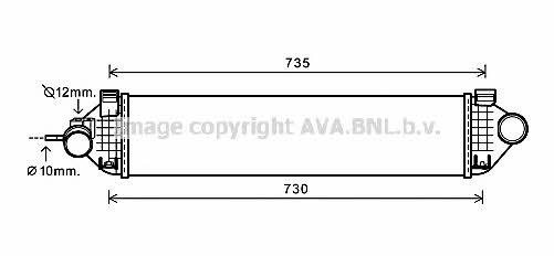 AVA FD4473 Chłodnica powietrza doładowującego (intercooler) FD4473: Atrakcyjna cena w Polsce na 2407.PL - Zamów teraz!