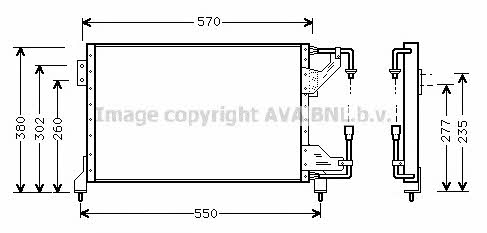 AVA FD5232 Радиатор кондиционера (Конденсатор) FD5232: Отличная цена - Купить в Польше на 2407.PL!