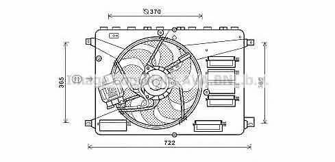 AVA FD7554 Nabe, Lüfterrad-Motorkühlung FD7554: Kaufen Sie zu einem guten Preis in Polen bei 2407.PL!