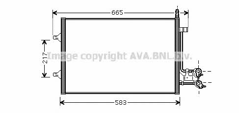 AVA FDA5395 Радиатор кондиционера (Конденсатор) FDA5395: Отличная цена - Купить в Польше на 2407.PL!