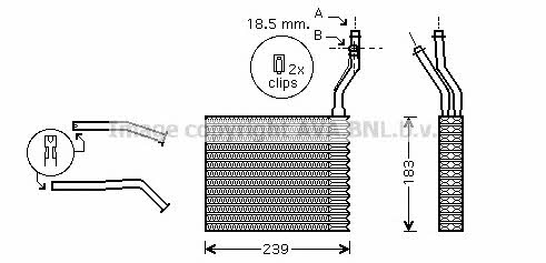 AVA FDA6364 Радіатор опалювача салону FDA6364: Приваблива ціна - Купити у Польщі на 2407.PL!