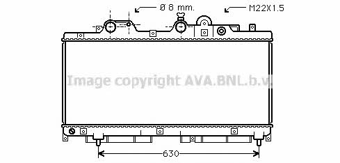 AVA FT2147 Радиатор охлаждения двигателя FT2147: Отличная цена - Купить в Польше на 2407.PL!