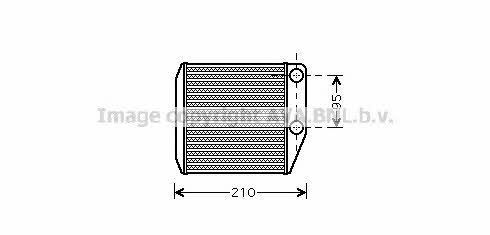 AVA FT6313 Heat exchanger, interior heating FT6313: Buy near me in Poland at 2407.PL - Good price!