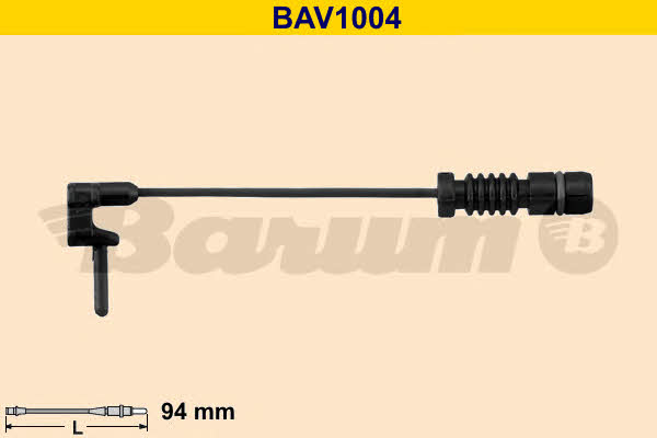 Barum BAV1004 Warning contact, brake pad wear BAV1004: Buy near me at 2407.PL in Poland at an Affordable price!
