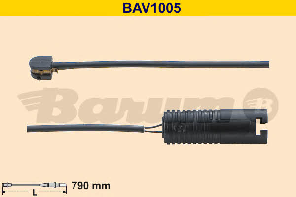 Barum BAV1005 Датчик износа тормозных колодок BAV1005: Отличная цена - Купить в Польше на 2407.PL!
