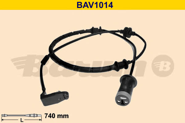 Barum BAV1014 Warning contact, brake pad wear BAV1014: Buy near me in Poland at 2407.PL - Good price!
