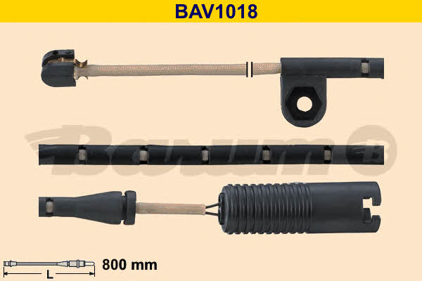 Barum BAV1018 Czujnik zużycia klocków hamulcowych BAV1018: Dobra cena w Polsce na 2407.PL - Kup Teraz!