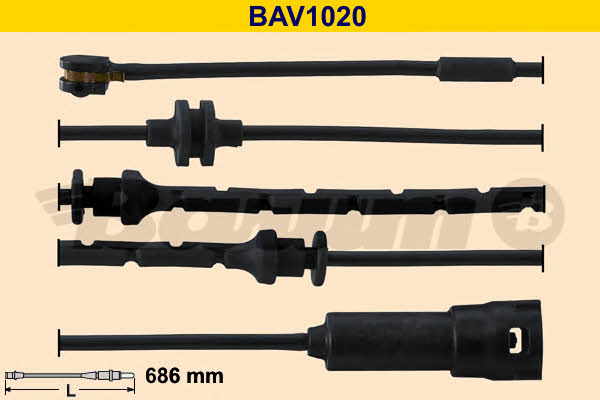 Barum BAV1020 Датчик износа тормозных колодок BAV1020: Отличная цена - Купить в Польше на 2407.PL!