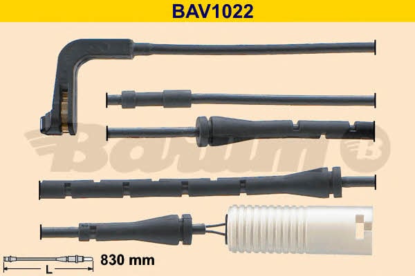 Barum BAV1022 Warning contact, brake pad wear BAV1022: Buy near me at 2407.PL in Poland at an Affordable price!