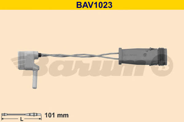 Barum BAV1023 Датчик зносу гальмівних колодок BAV1023: Приваблива ціна - Купити у Польщі на 2407.PL!