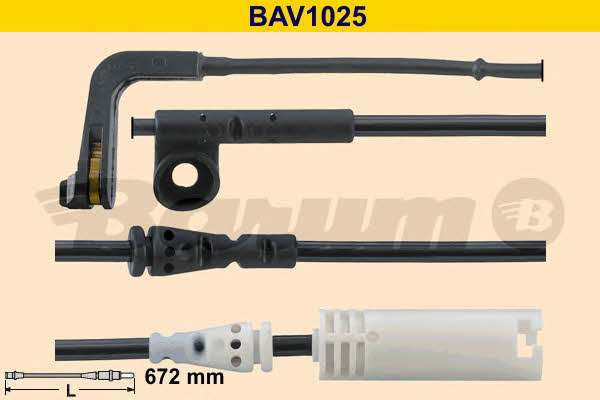 Barum BAV1025 Warning contact, brake pad wear BAV1025: Buy near me at 2407.PL in Poland at an Affordable price!