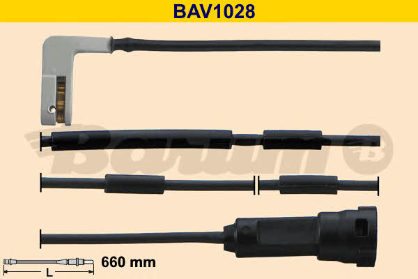 Barum BAV1028 Warning contact, brake pad wear BAV1028: Buy near me in Poland at 2407.PL - Good price!