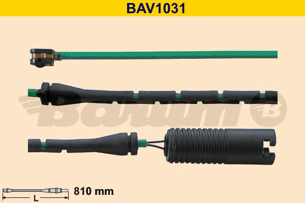 Barum BAV1031 Датчик износа тормозных колодок BAV1031: Отличная цена - Купить в Польше на 2407.PL!