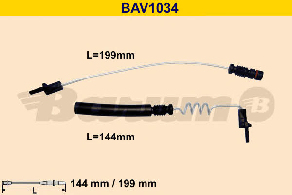 Barum BAV1034 Czujnik zużycia klocków hamulcowych BAV1034: Dobra cena w Polsce na 2407.PL - Kup Teraz!