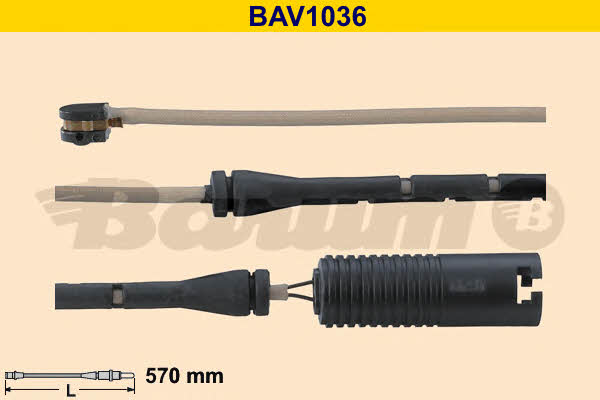 Barum BAV1036 Czujnik zużycia klocków hamulcowych BAV1036: Dobra cena w Polsce na 2407.PL - Kup Teraz!